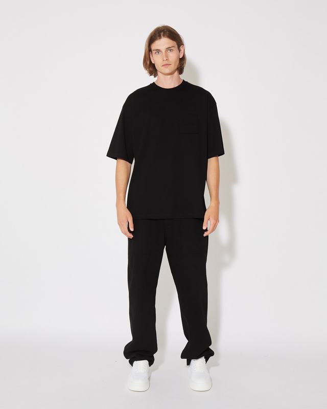 Philippe Model T-Shirt Maurice da Uomo Nera in Jersey Vendite Flash