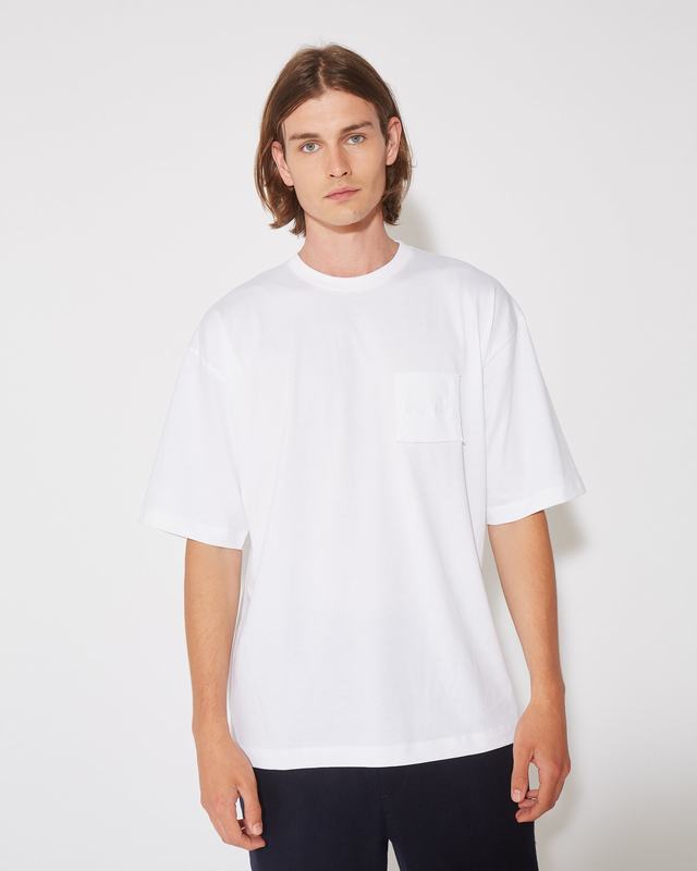 Philippe Model T-Shirt Maurice da Uomo Bianca in Jersey