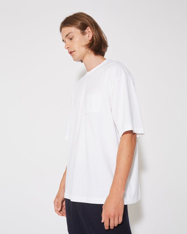 Philippe Model T-Shirt Maurice da Uomo Bianca in Jersey Negozio