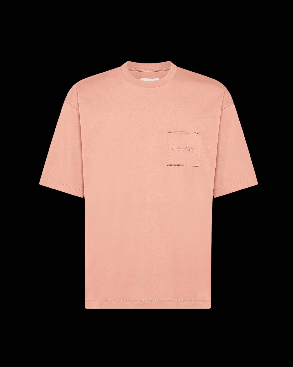 Philippe Model T-Shirt Maurice da Uomo Rosa in Jersey Prezzo Ridotto