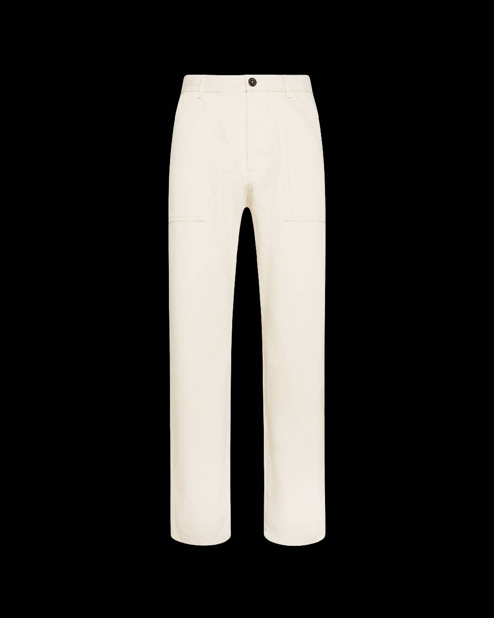 Philippe Model Pantaloni CHARLES da Uomo Ecru in Bull Denim Qualità