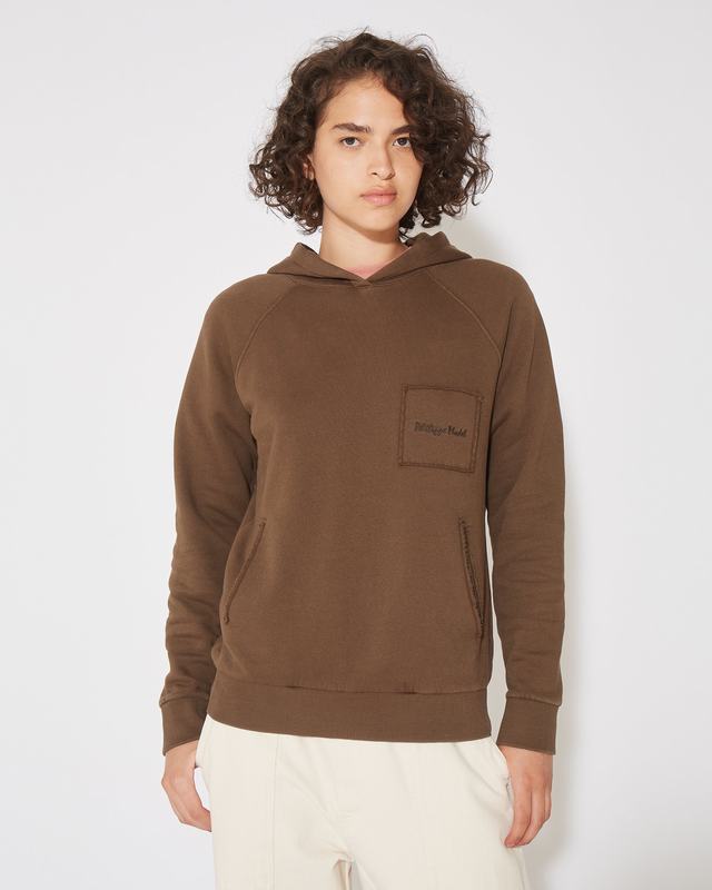 Philippe Model Felpa con cappuccio JADE da Donna Marrone in Jersey
