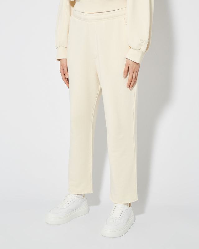 Philippe Model Pantaloni Claire da Donna Beige ecru in Jersey Prezzo Ridotto