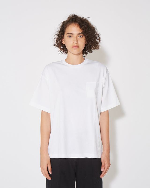 Philippe Model T-Shirt Monique da Donna Bianca in Jersey