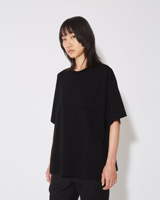 Philippe Model T-Shirt Monique da Donna Nera in Jersey Novità