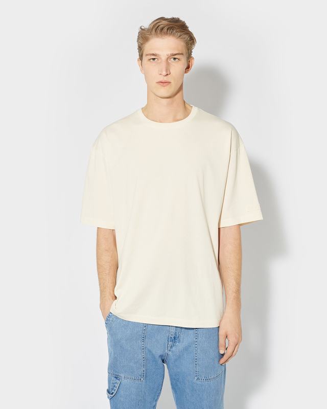 Philippe Model T-Shirt Maurice da Uomo Beige ecru in Jersey