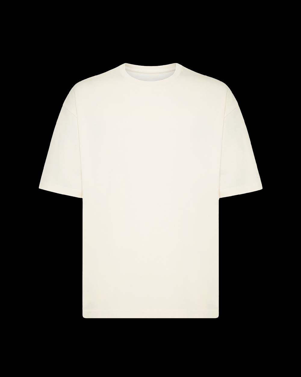 Philippe Model T-Shirt Maurice da Uomo Beige ecru in Jersey Presa