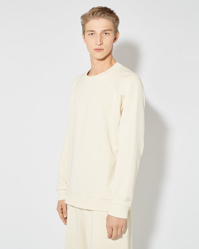Philippe Model Felpa girocollo Bernard da Uomo Beige ecru in Jersey Sconto