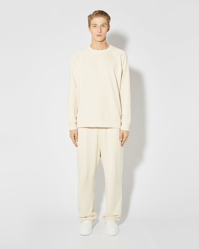 Philippe Model Felpa girocollo Bernard da Uomo Beige ecru in Jersey Sconto