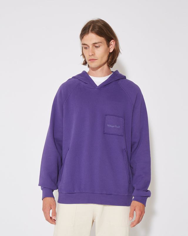 Philippe Model Felpa con cappuccio JEAN da Uomo Viola in Jersey