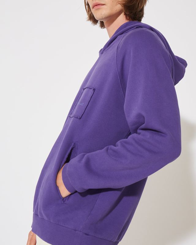 Philippe Model Felpa con cappuccio JEAN da Uomo Viola in Jersey Economico