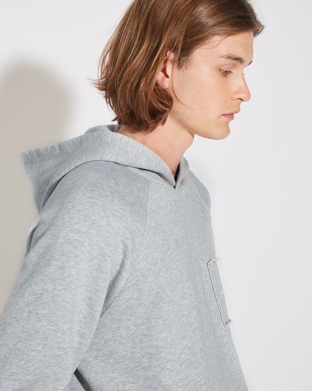 Philippe Model Felpa con cappuccio JEAN da Uomo Grigia in Jersey Online