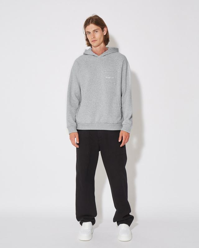 Philippe Model Felpa con cappuccio JEAN da Uomo Grigia in Jersey Online