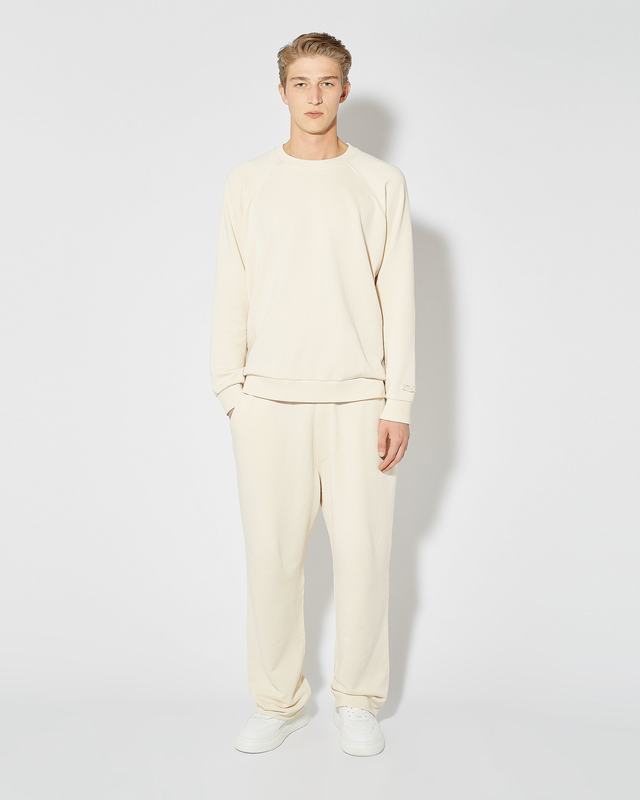 Philippe Model Pantaloni Christophe da Uomo Beige ecru in Jersey Offerte