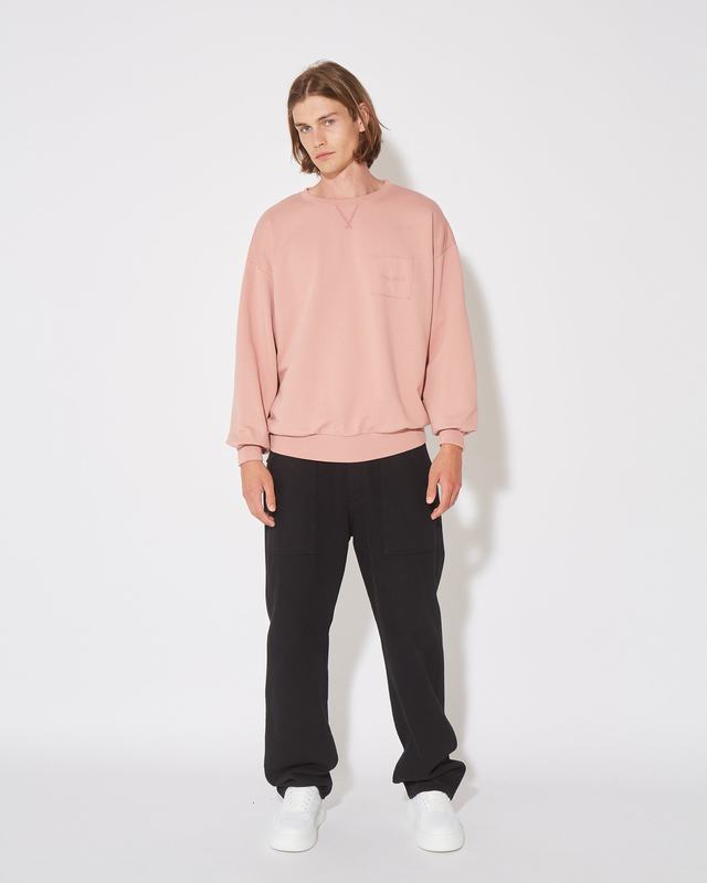 Philippe Model Felpa girocollo BASTIEN da Uomo Rosa in Jersey Vendita Economica
