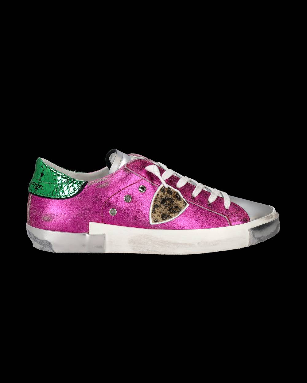 Philippe Model Sneakers Prsx da Donna Fucsia in Pelle Metal Vendite Flash