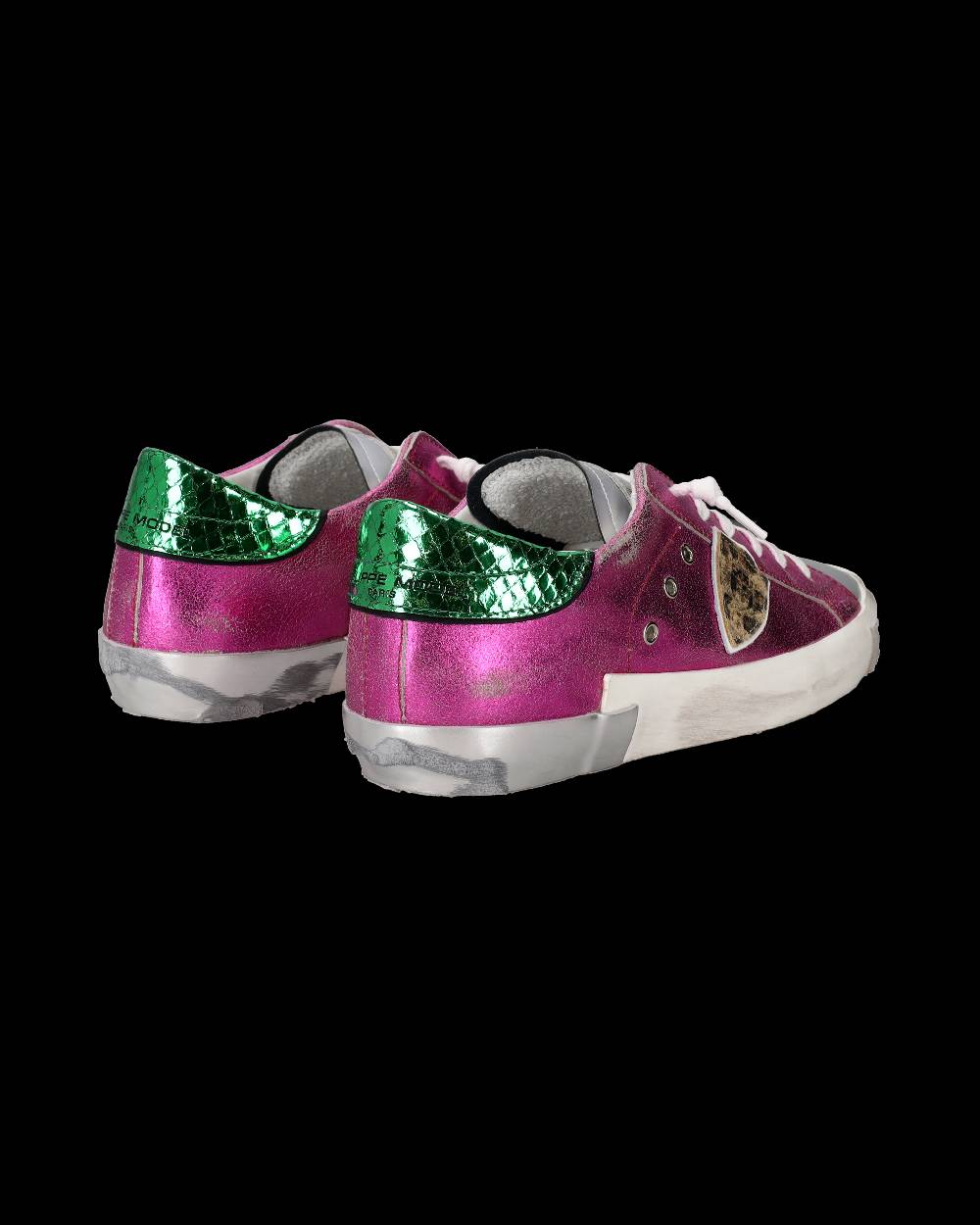 Philippe Model Sneakers Prsx da Donna Fucsia in Pelle Metal Vendite Flash