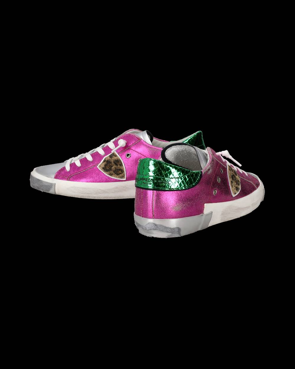 Philippe Model Sneakers Prsx da Donna Fucsia in Pelle Metal Vendite Flash