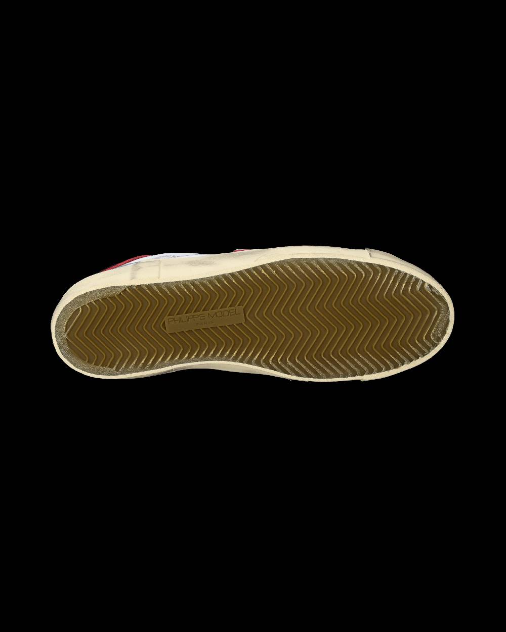 Philippe Model Sneakers Prsx da Uomo Bianche e Rosse in Pelle In Saldo