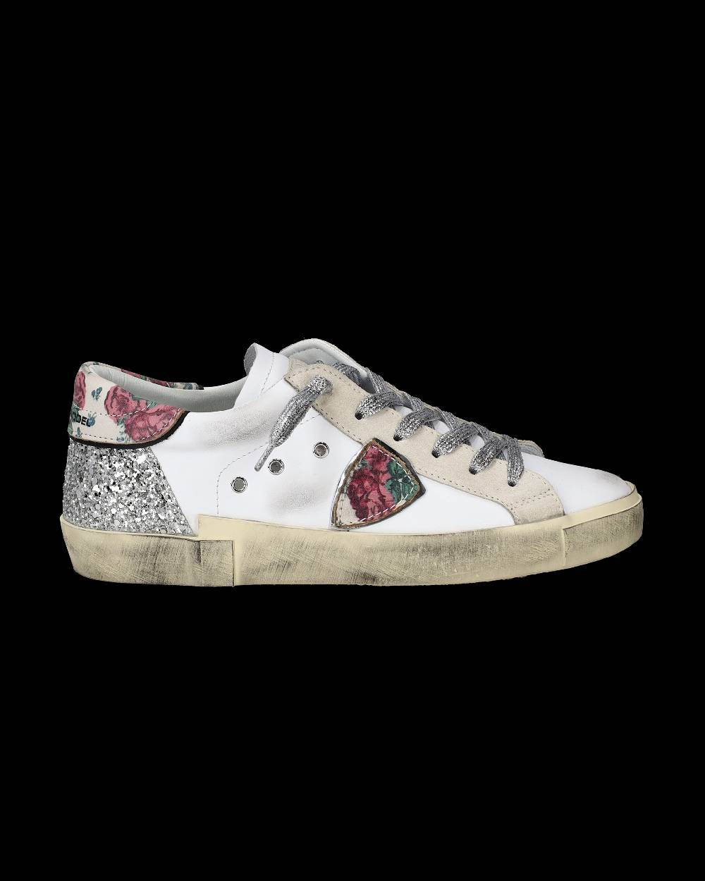Philippe Model Sneakers Prsx da Donna Bianche e Argento in Pelle Nuovi prodotti