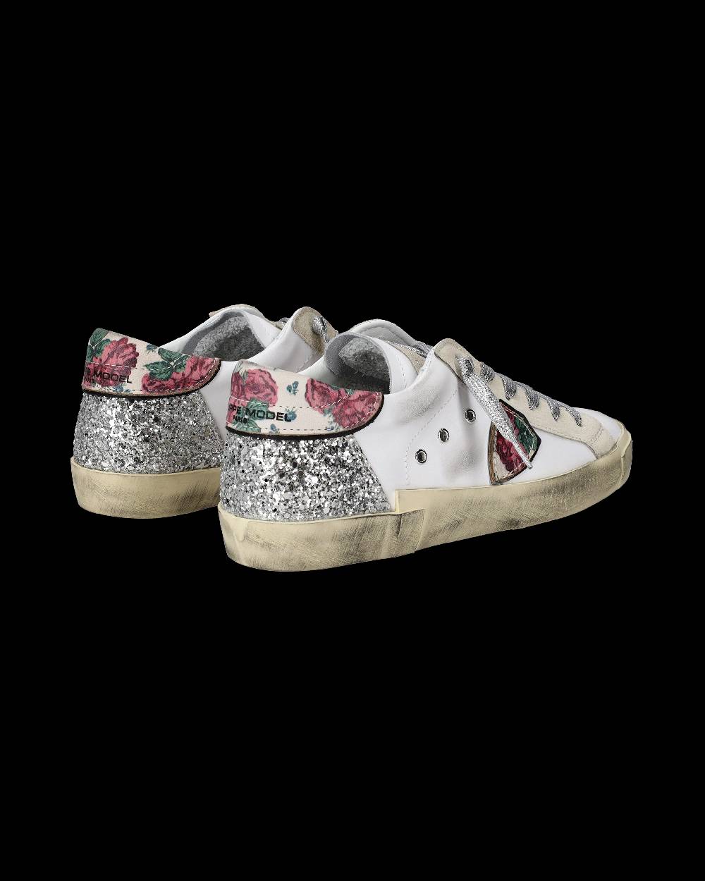 Philippe Model Sneakers Prsx da Donna Bianche e Argento in Pelle Nuovi prodotti