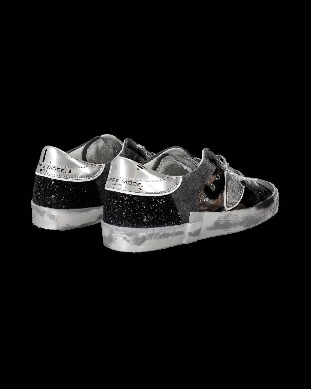 Philippe Model Sneaker basse Paris donna - nero e grigio Vendita