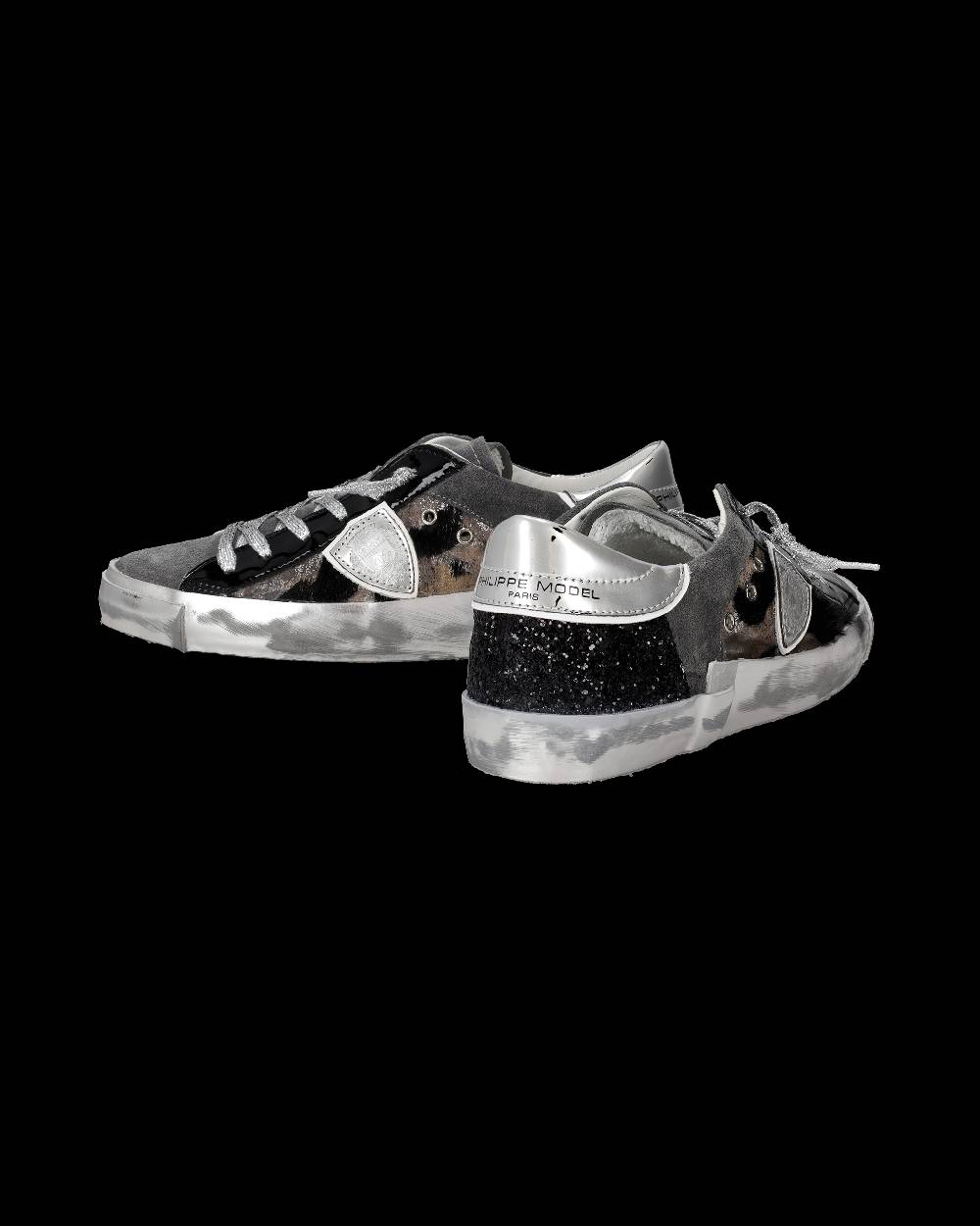 Philippe Model Sneaker basse Paris donna - nero e grigio Vendita