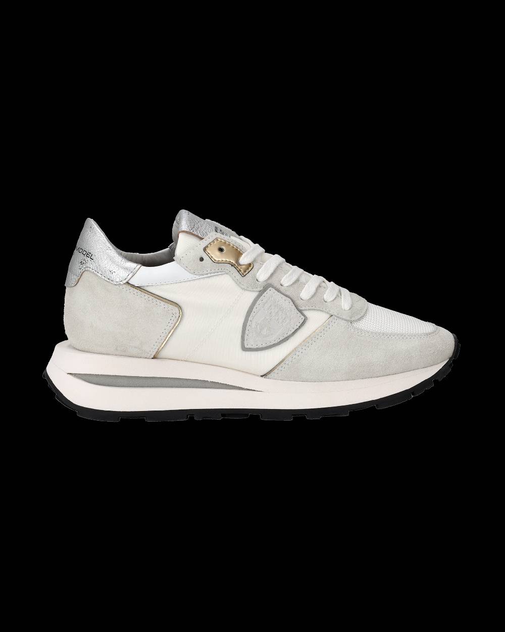 Philippe Model Sneaker basse Tropez Haute donna - bianco e argento Promozione