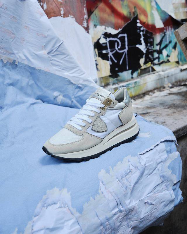 Philippe Model Sneaker basse Tropez Haute donna - bianco e argento Promozione