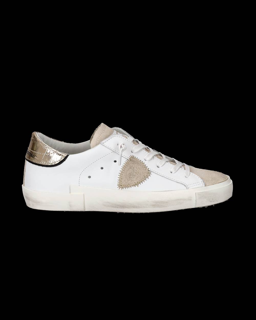Philippe Model Sneaker bassa Prsx donna - bianco e oro Negozi Online