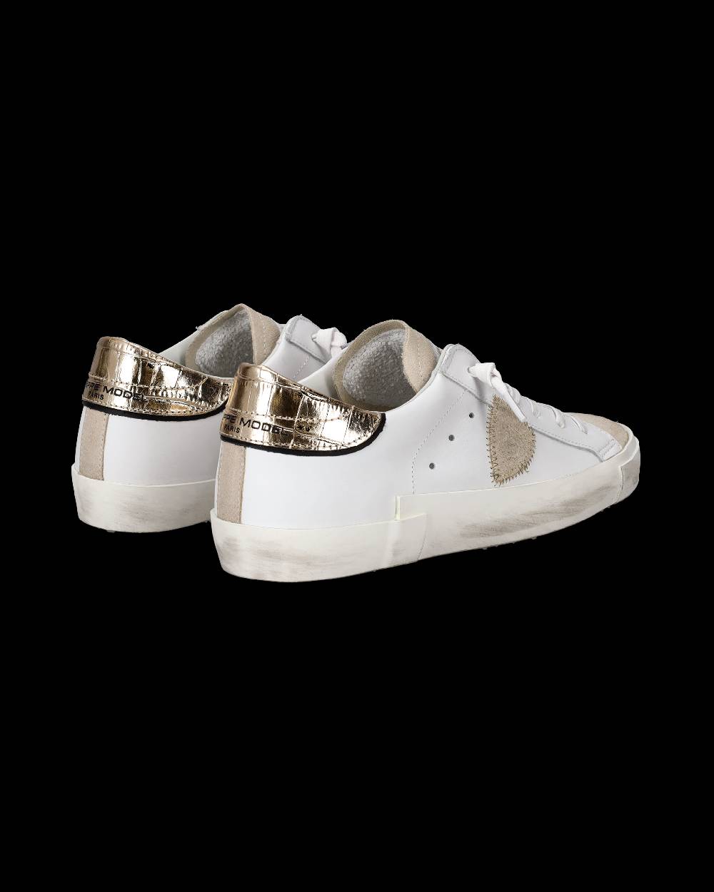 Philippe Model Sneaker bassa Prsx donna - bianco e oro Negozi Online