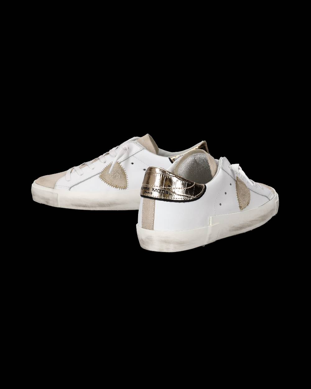 Philippe Model Sneaker bassa Prsx donna - bianco e oro Negozi Online