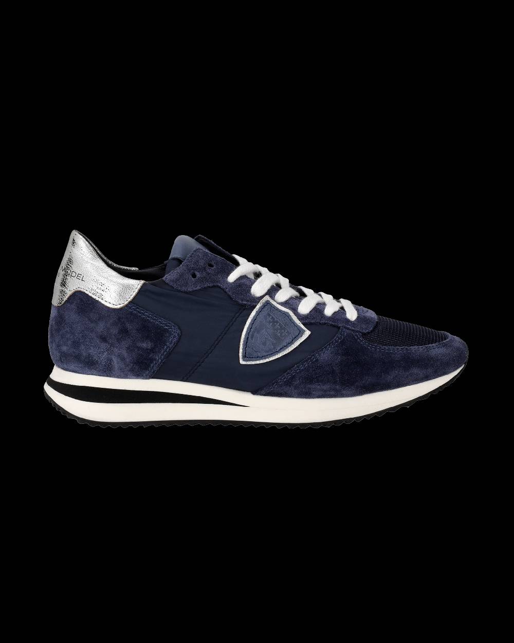Philippe Model Snaker bassa Trpx donna - blu e argento Promozione Limitata