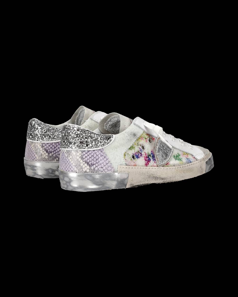 Philippe Model Sneaker bassa PRSX donna - bianco e argento Shopping Online