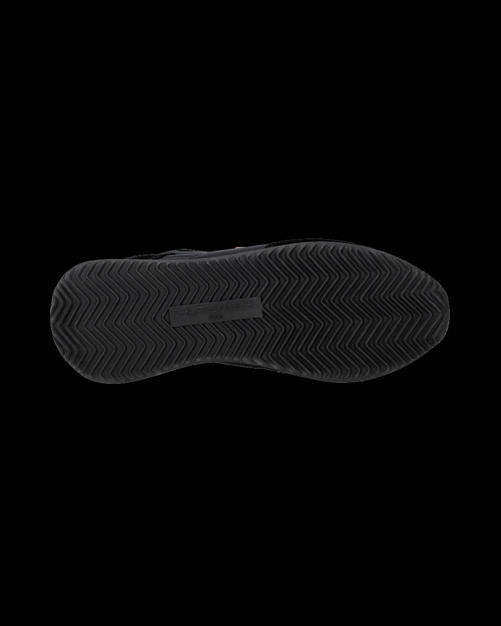 Philippe Model Snaker bassa Trpx donna - nero e argento Prezzo Ridotto