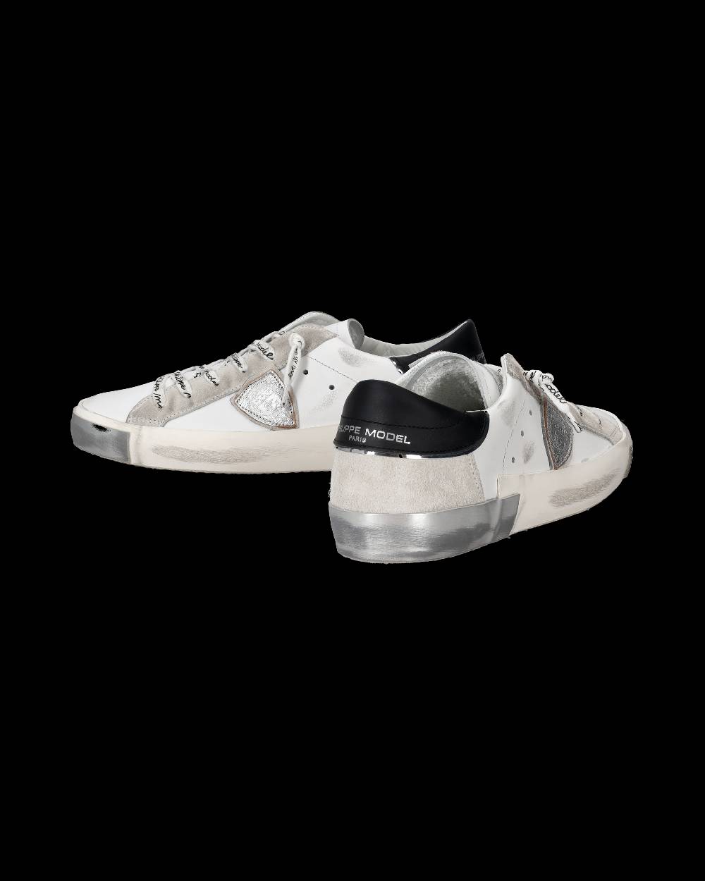 Philippe Model Sneaker bassa Prsx donna - bianco e argento Convenienza