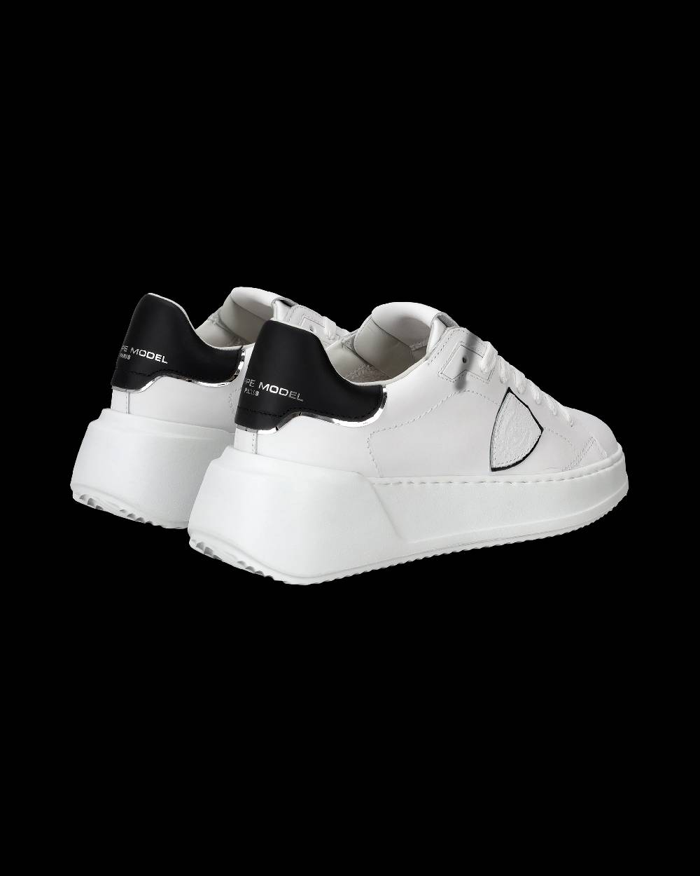 Philippe Model Sneaker basse Tres Temple donna - bianco e nero Economico