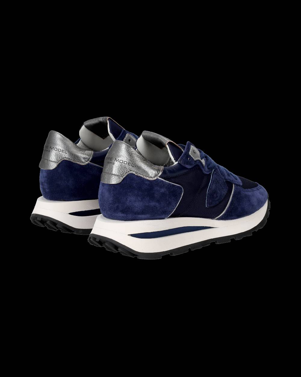 Philippe Model Sneaker basse Tropez Haute donna - blu Outlet