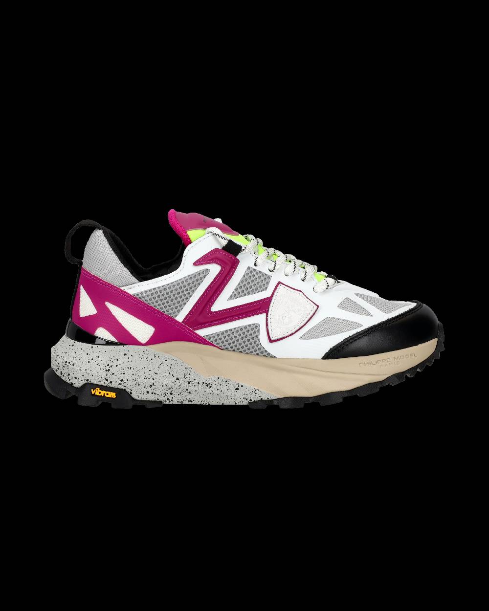 Philippe Model Sneaker basse Rocx donna - bianco e ciclamino Vendite Flash