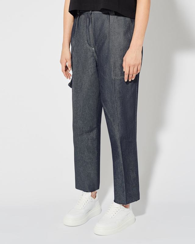 Philippe Model Jeans Coline da Donna Blu in Denim Italia