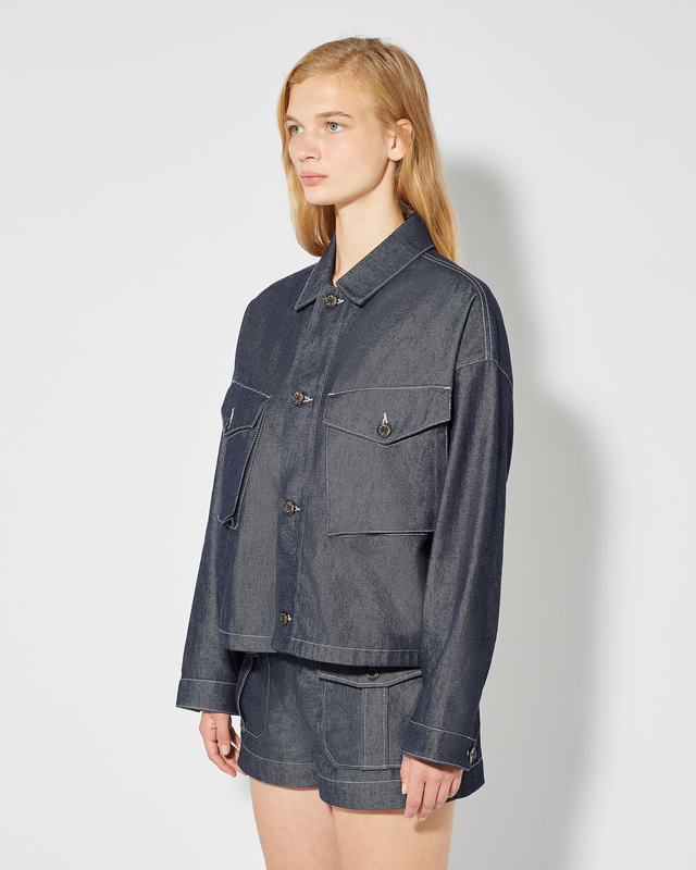 Philippe Model Giacca in denim Giselle da Donna Blu in Denim 2025