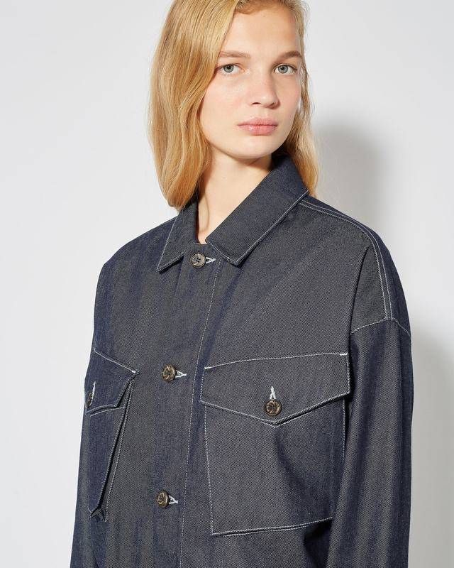 Philippe Model Giacca in denim Giselle da Donna Blu in Denim 2025