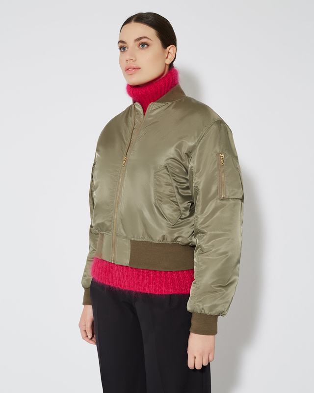 Philippe Model Giacca bomber Giulliet da Donna Verde in Jersey Qualità Garantita