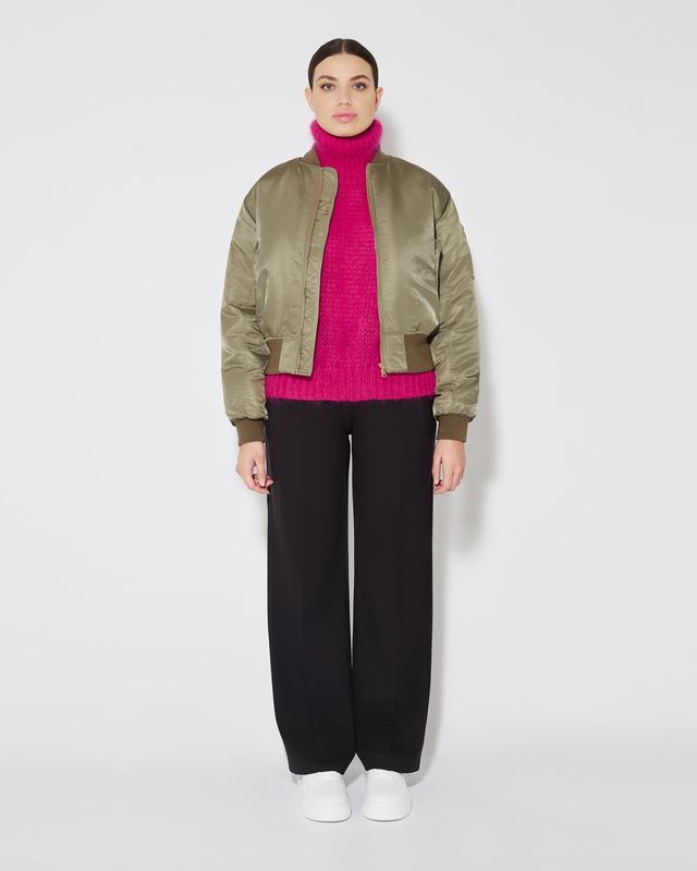 Philippe Model Giacca bomber Giulliet da Donna Verde in Jersey Qualità Garantita