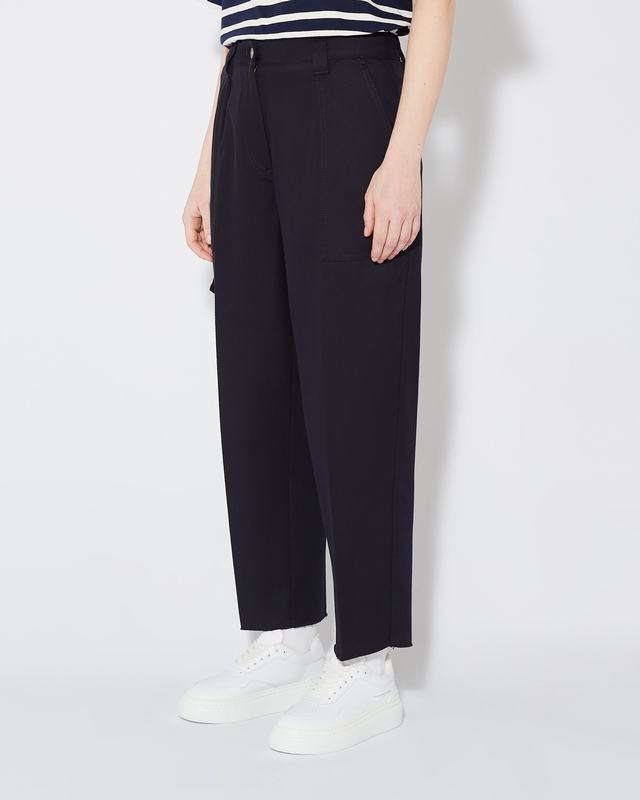 Philippe Model Pantaloni regular Coline da Donna Blu in Cotone Pezzi Unici