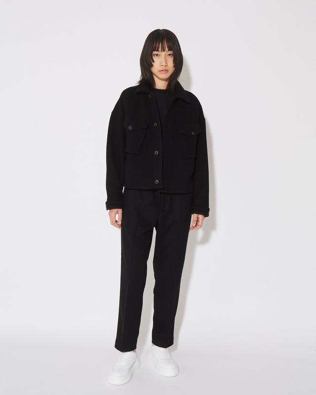 Philippe Model Giacca Giselle da Donna Nera in Lana Convenienza