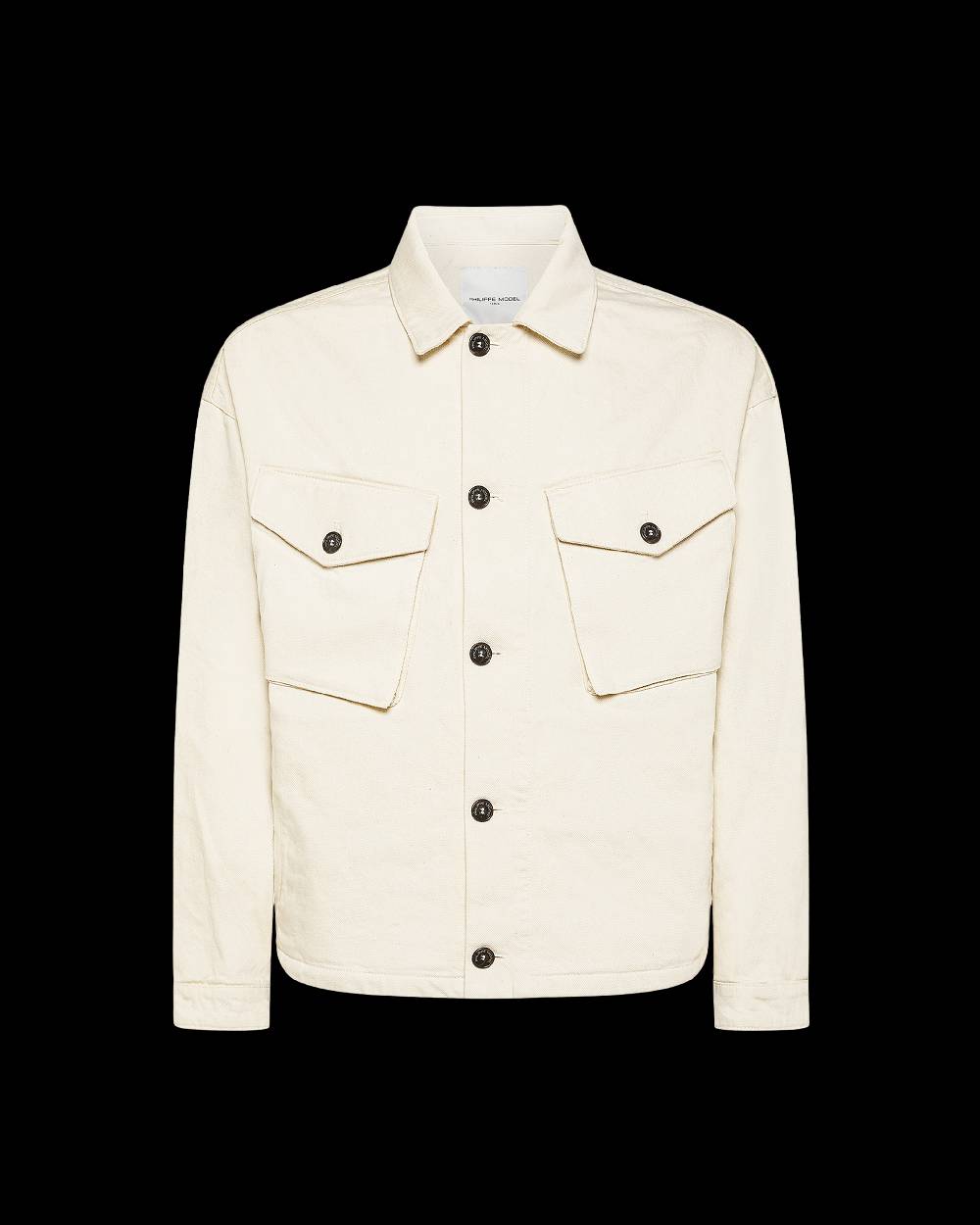 Philippe Model Giacca Giselle da Donna Beige ecru in Bull Denim Economico