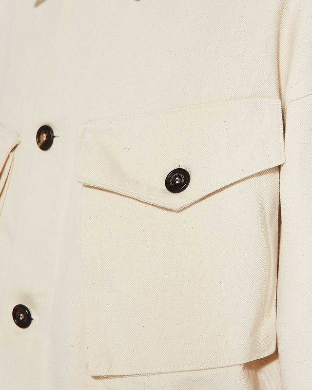 Philippe Model Giacca Giselle da Donna Beige ecru in Bull Denim Economico
