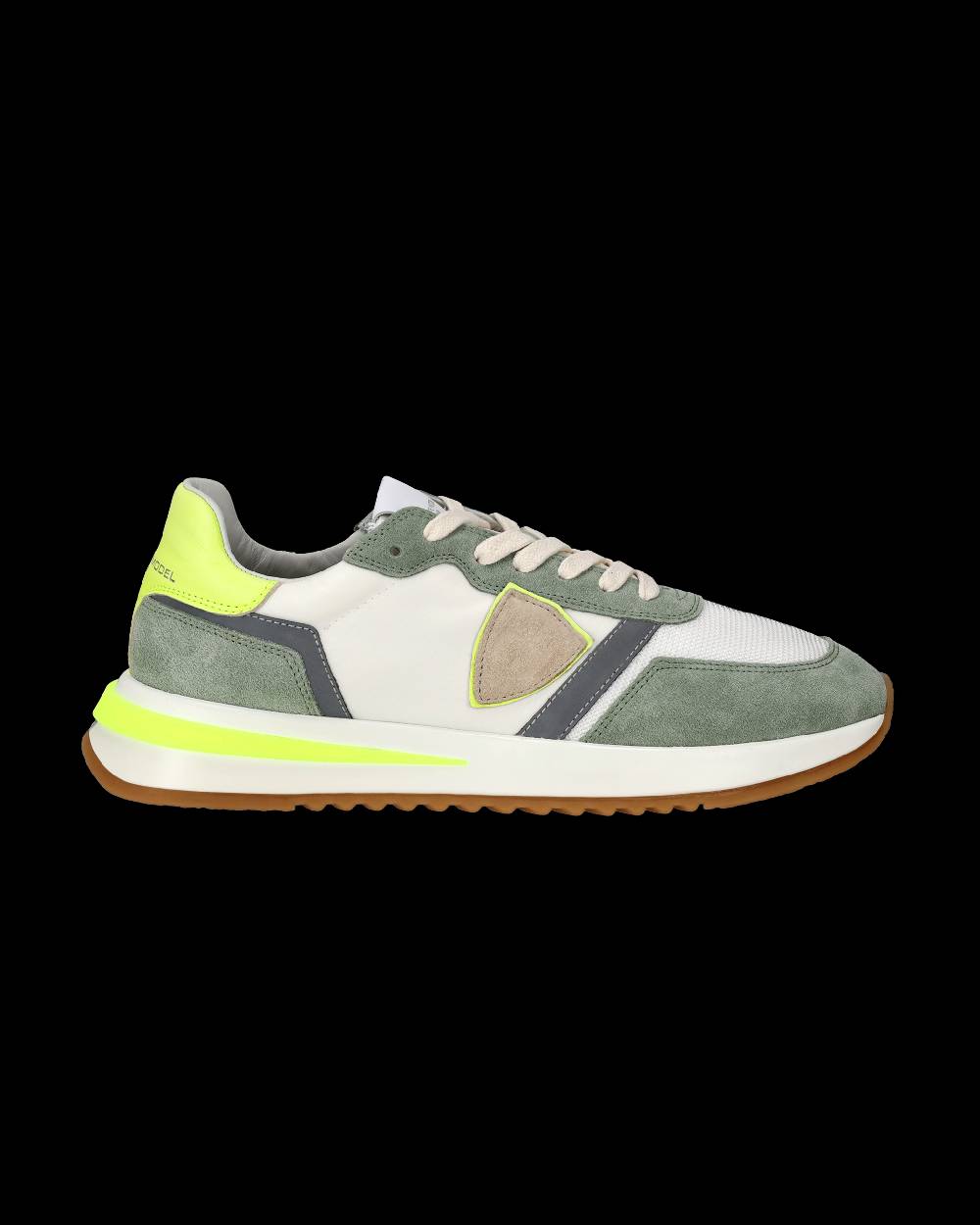 Philippe Model Sneakers Tropez 2.1 da Uomo Bianche e Gialle in Tessuto Tecnico Vendita Economica