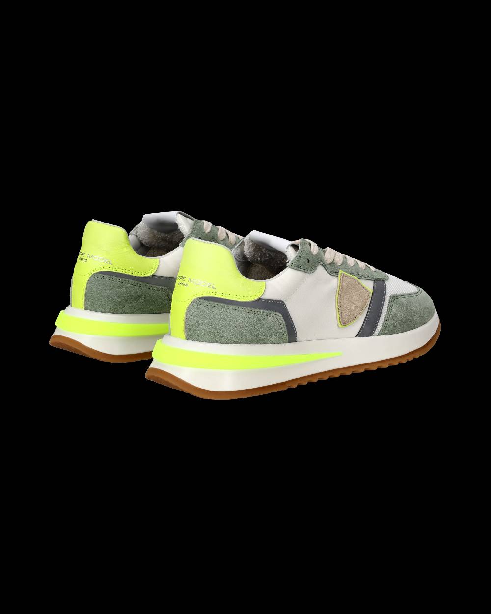 Philippe Model Sneakers Tropez 2.1 da Uomo Bianche e Gialle in Tessuto Tecnico Vendita Economica